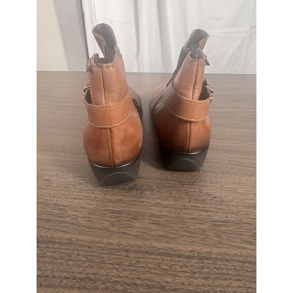 Mephisto Women’s Leather Ankle Booties Brown Zip comfort walking boots size 10 - Picture 3 of 7